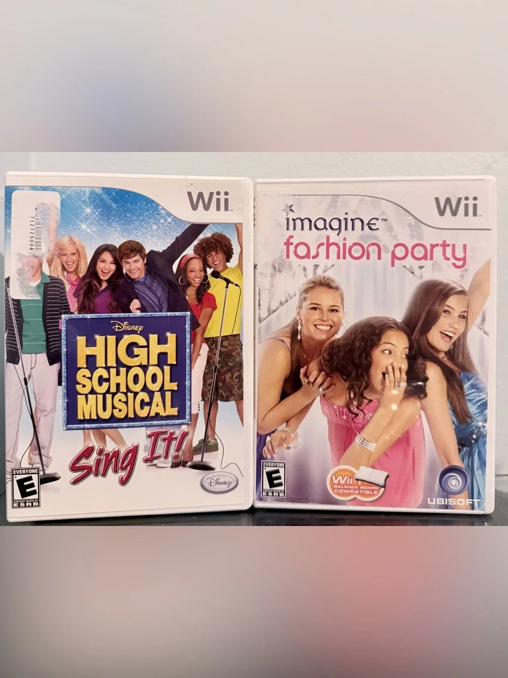 2 Wii Video Games: Imagine: Fashion Party & Disney High School Musical Duo